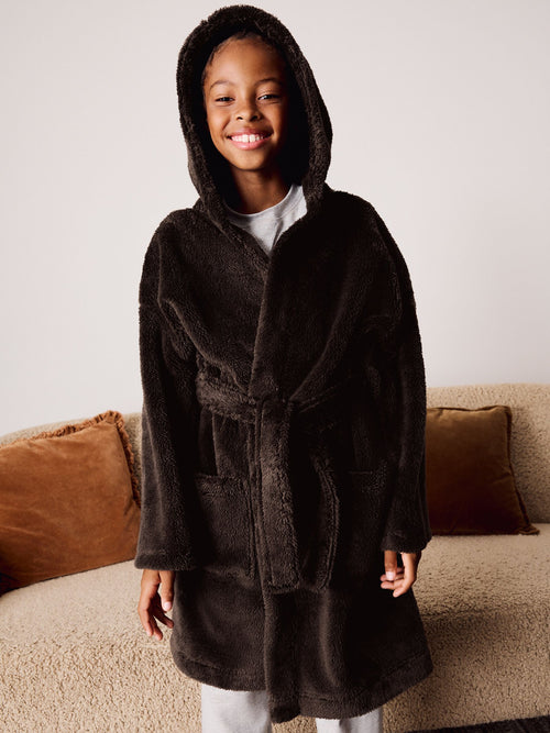 Brown Fleece Robe (1.5-16yrs)
