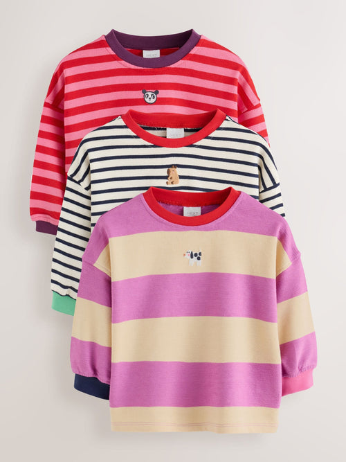 Multi Stripe T-Shirts 3PK (3mths-7yrs)
