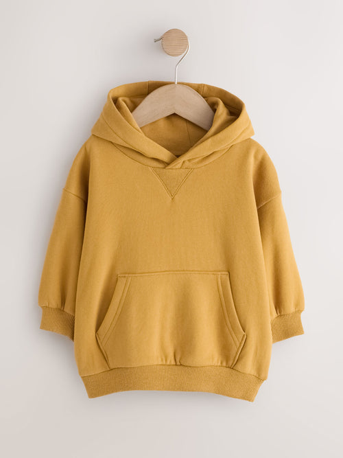 Ochre Yellow Soft Touch Hoodie (3mths-7yrs)