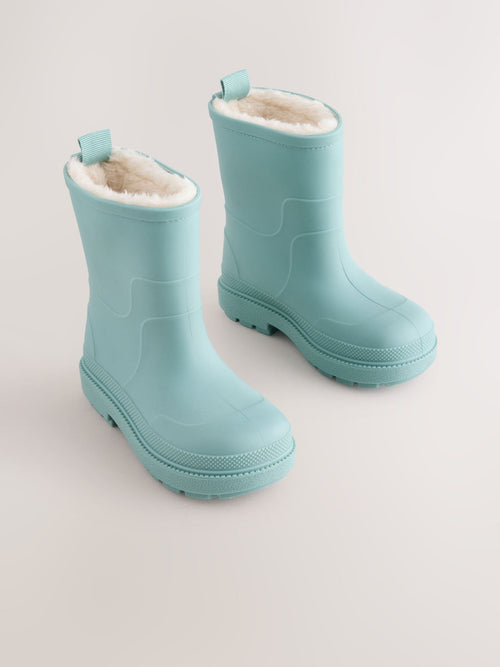 Mineral Green Warm Lined Wellies