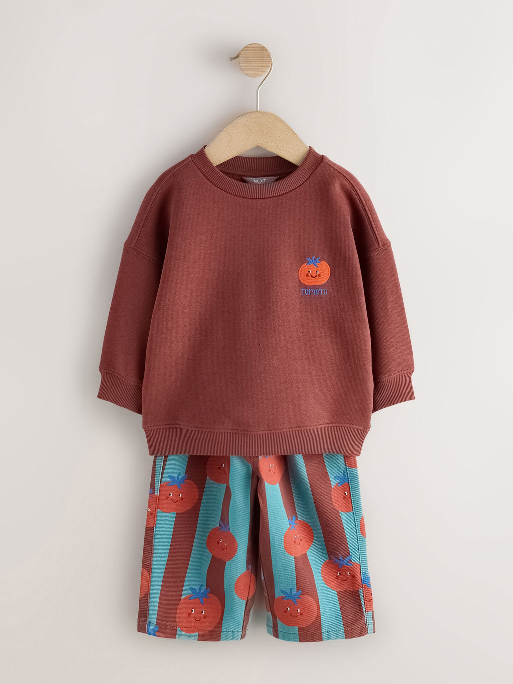 Red/Blue Long Sleeve Top and Trousers Set (3mths-7yrs)