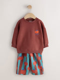 Red/Blue Long Sleeve Top and Trousers Set (3mths-7yrs)
