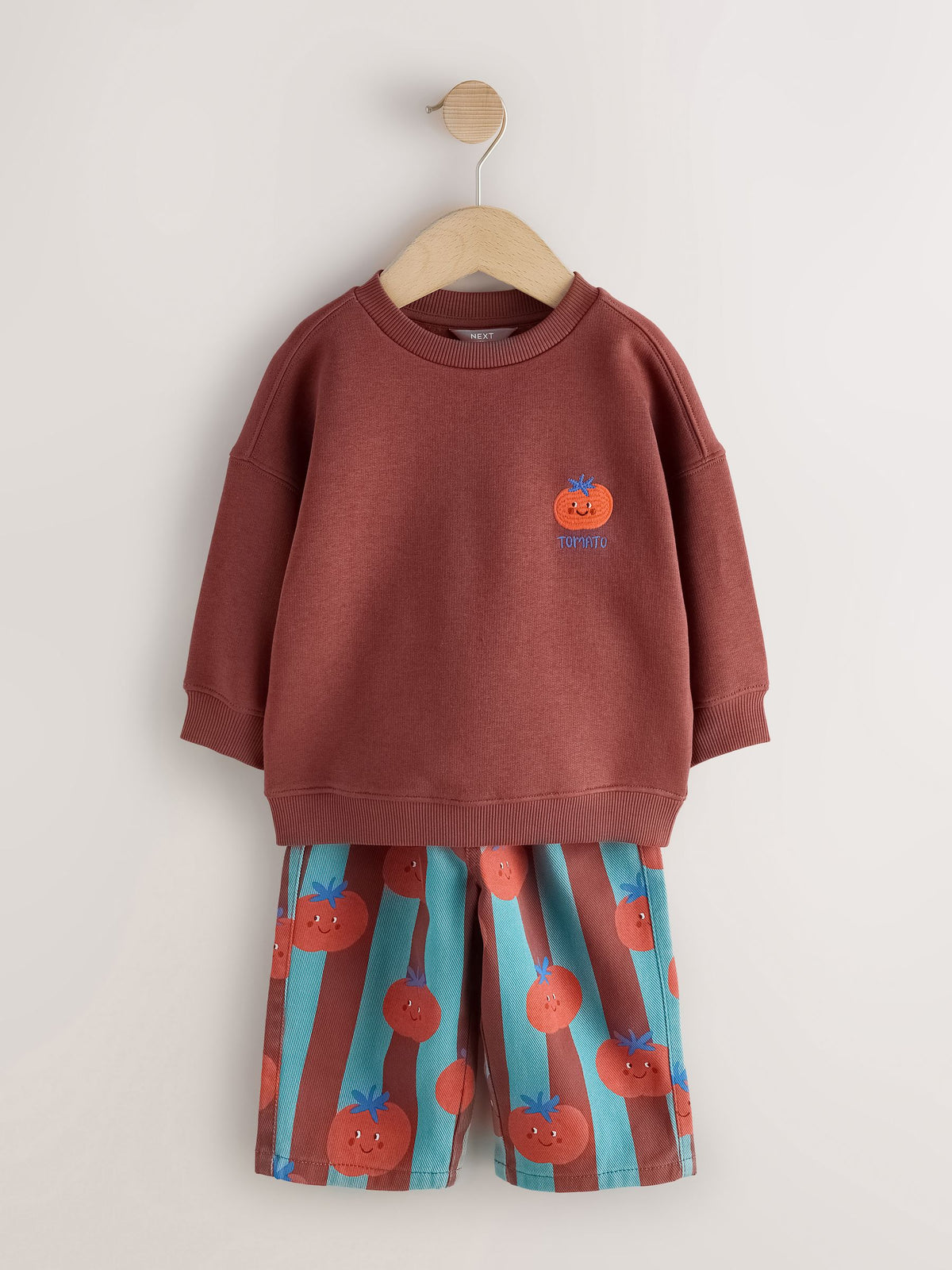 Red/Blue Long Sleeve Top and Trousers Set (3mths-7yrs)