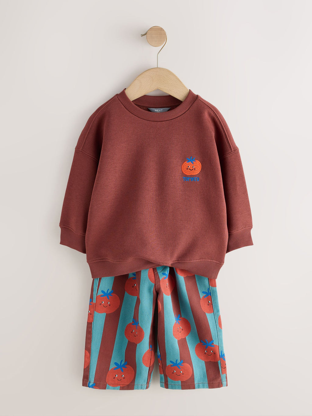 Red/Blue Long Sleeve Top and Trousers Set (3mths-7yrs)