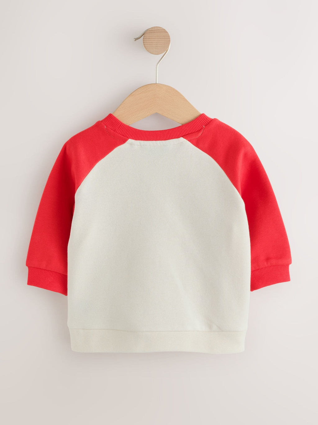 Red/White Happiest With A Snack Printed Crew Neck Sweat Top (3mths-7yrs)