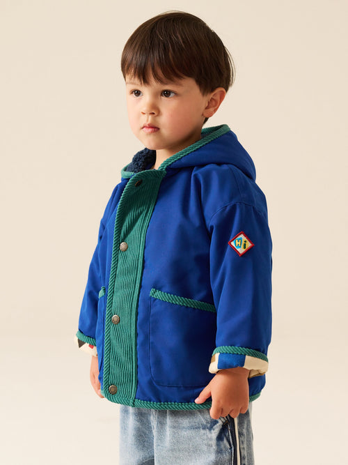Blue Hooded Jacket (3mths-7yrs)