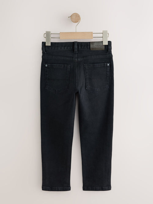 Black Denim Regular Fit Stretch Jeans (3-16yrs)