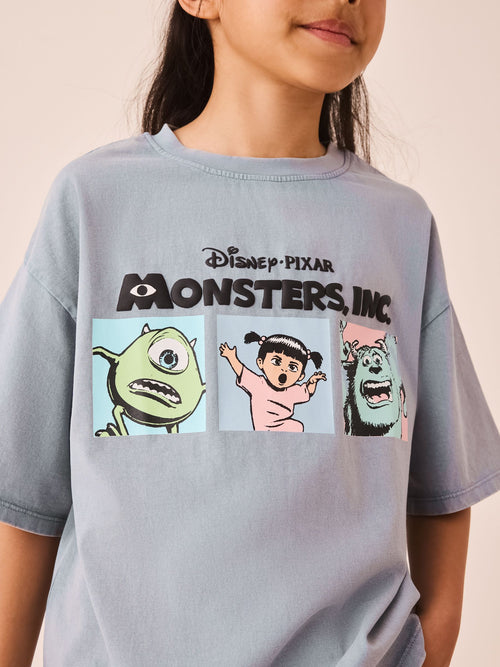 Charcoal Disney Monsters Inc Oversized Graphic T-Shirt (3-16yrs)