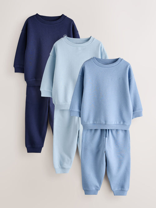 Blue Sweat Top & Joggers Set 6 Piece (3mths-7yrs)