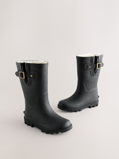 Black Standard Fit (F) Buckle Wellies