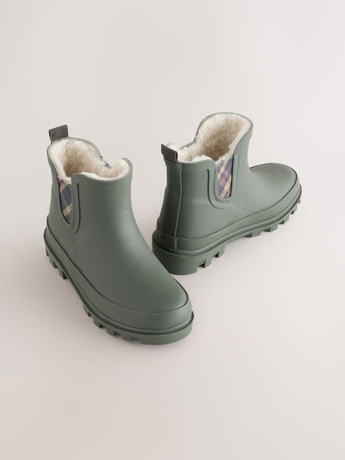 Khaki Green Chelsea Wellies
