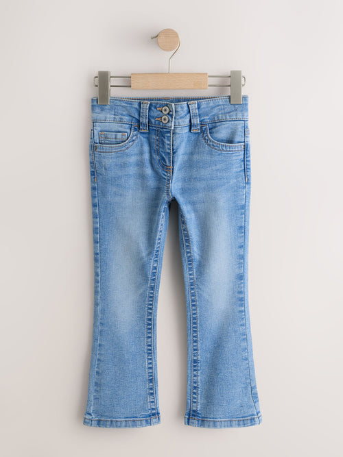 Mid Blue Denim Low Rise Flared Jeans (3-16yrs)