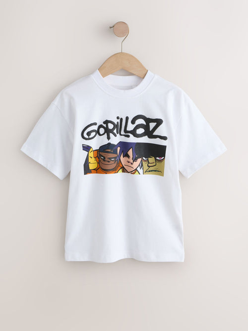 White Gorillaz Band T-Shirt (3-16yrs)