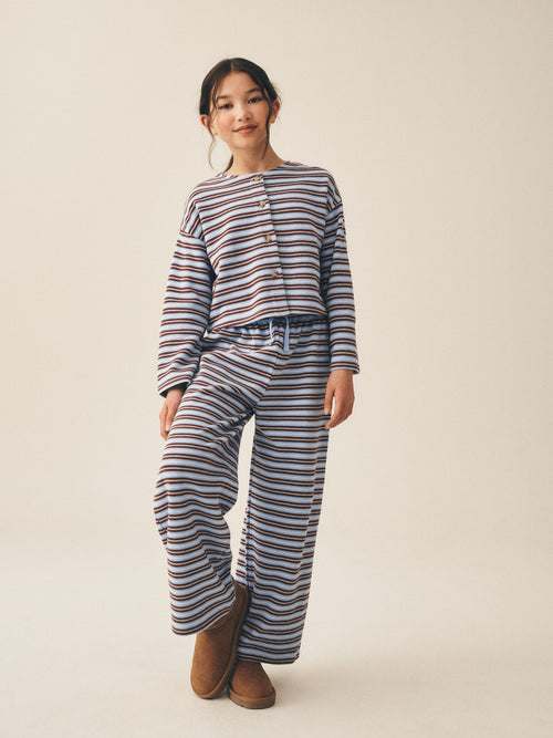 Blue Cardigan and Leggings Set (3-16yrs)