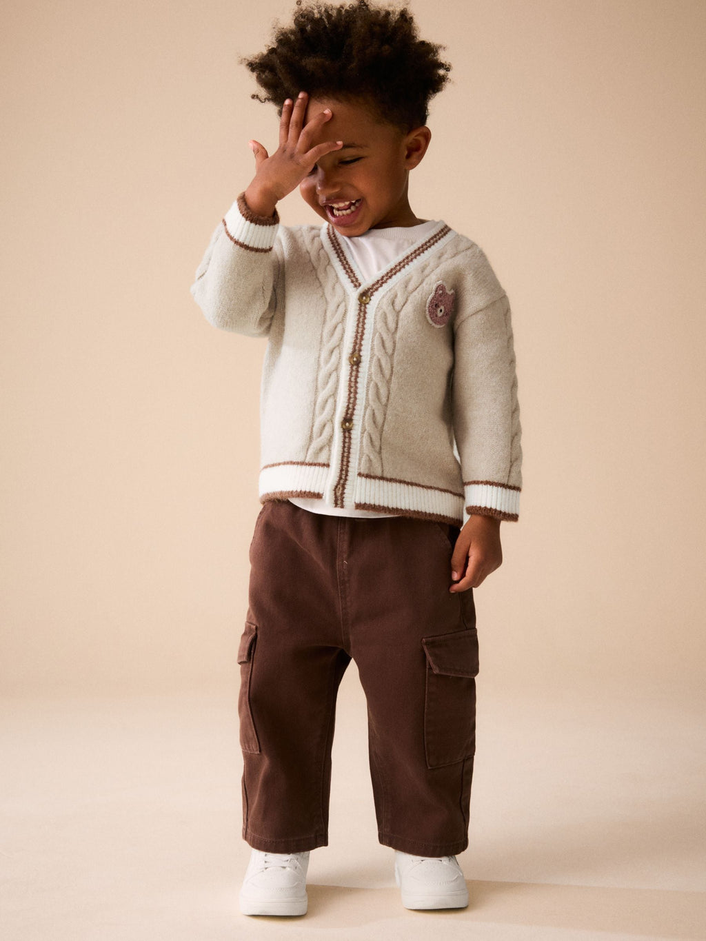 Neutral Bear Character Cardigan (3mths-7yrs)