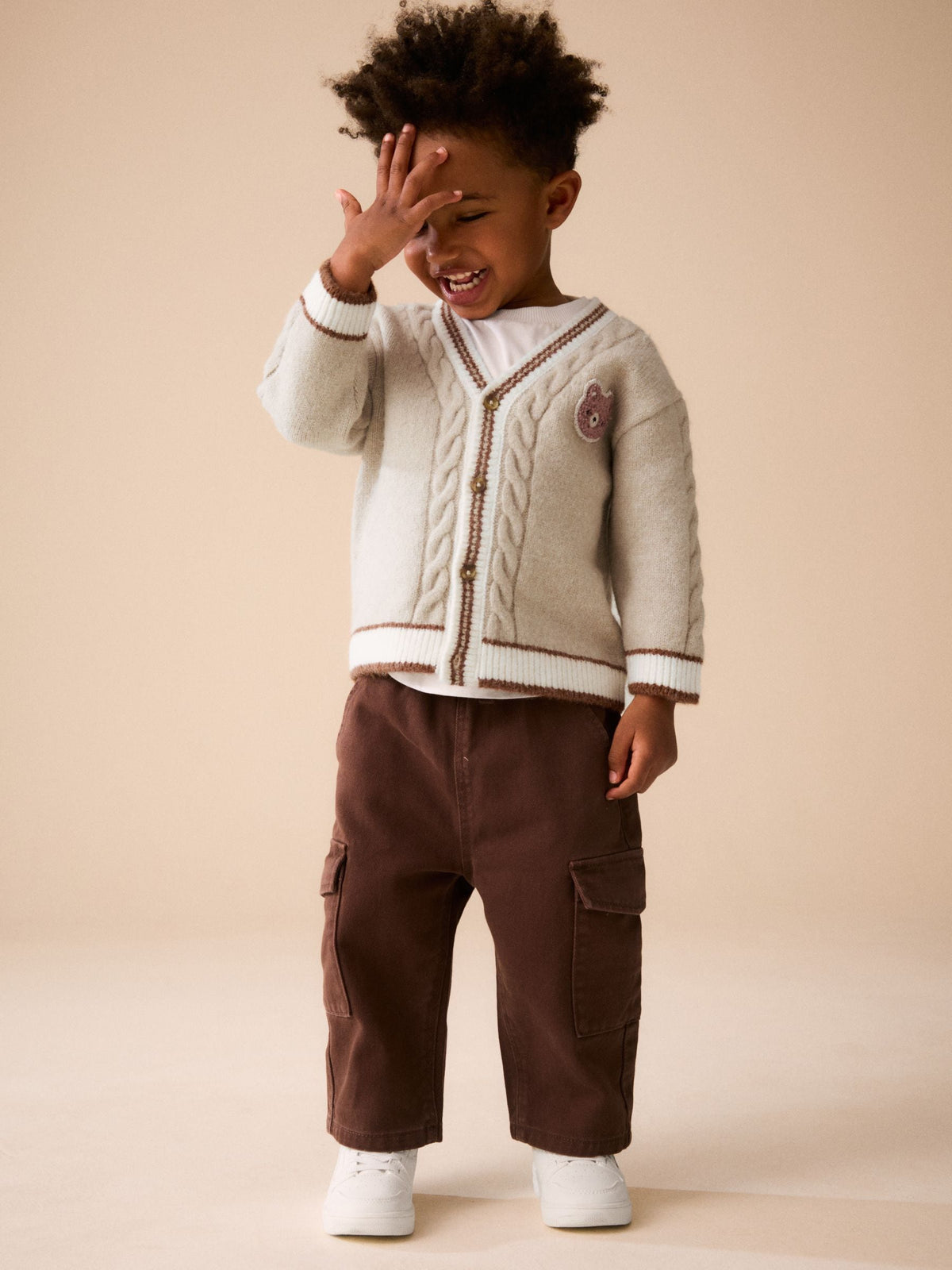 Neutral Bear Character Cardigan (3mths-7yrs)