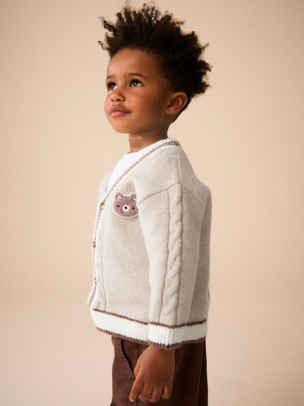 Neutral Bear Character Cardigan (3mths-7yrs)