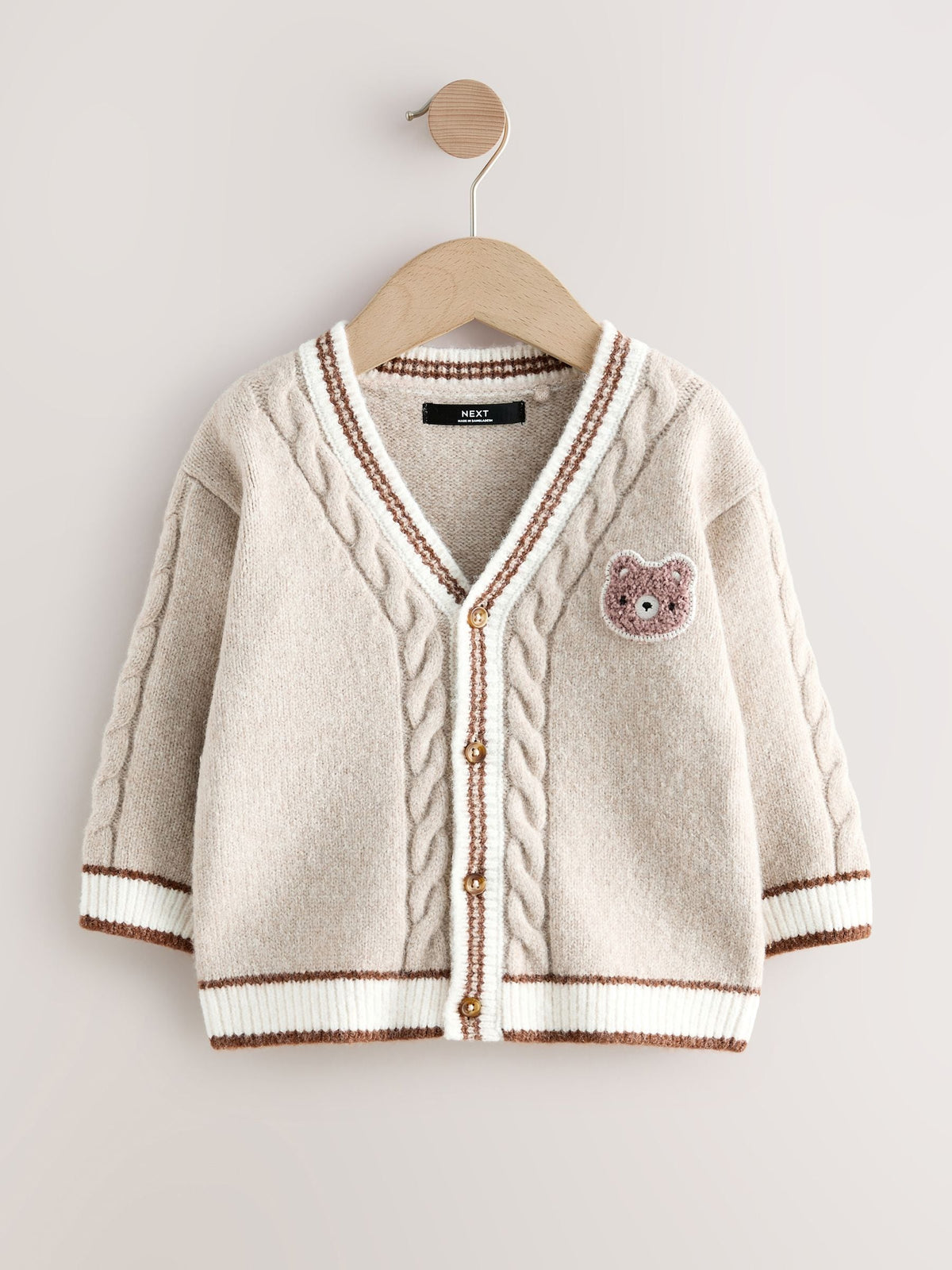 Neutral Bear Character Cardigan (3mths-7yrs)