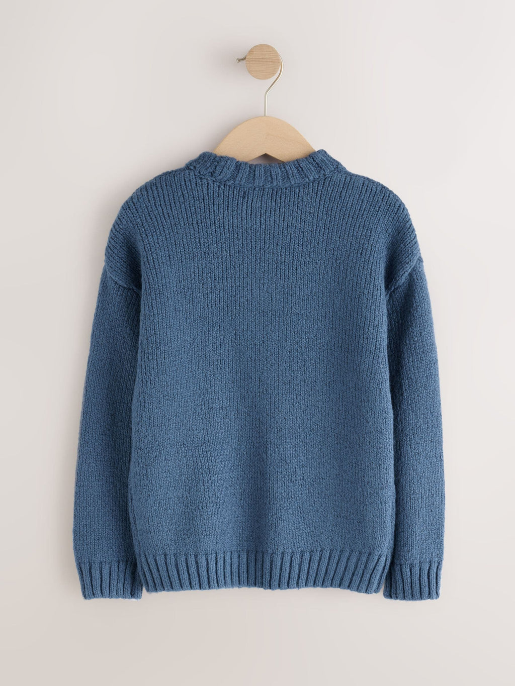 Navy Blue Transport Character Knitted Crew Neck Jumper (3mths-7yrs)