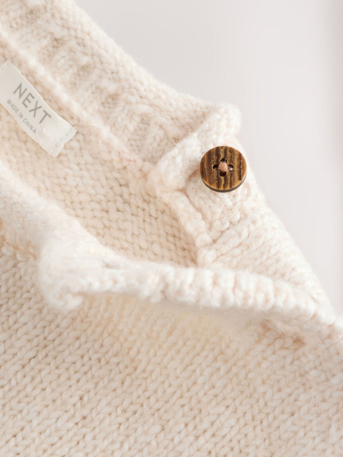 Neutral Bear Character Knitted Crew Neck Jumper (3mths-7yrs)