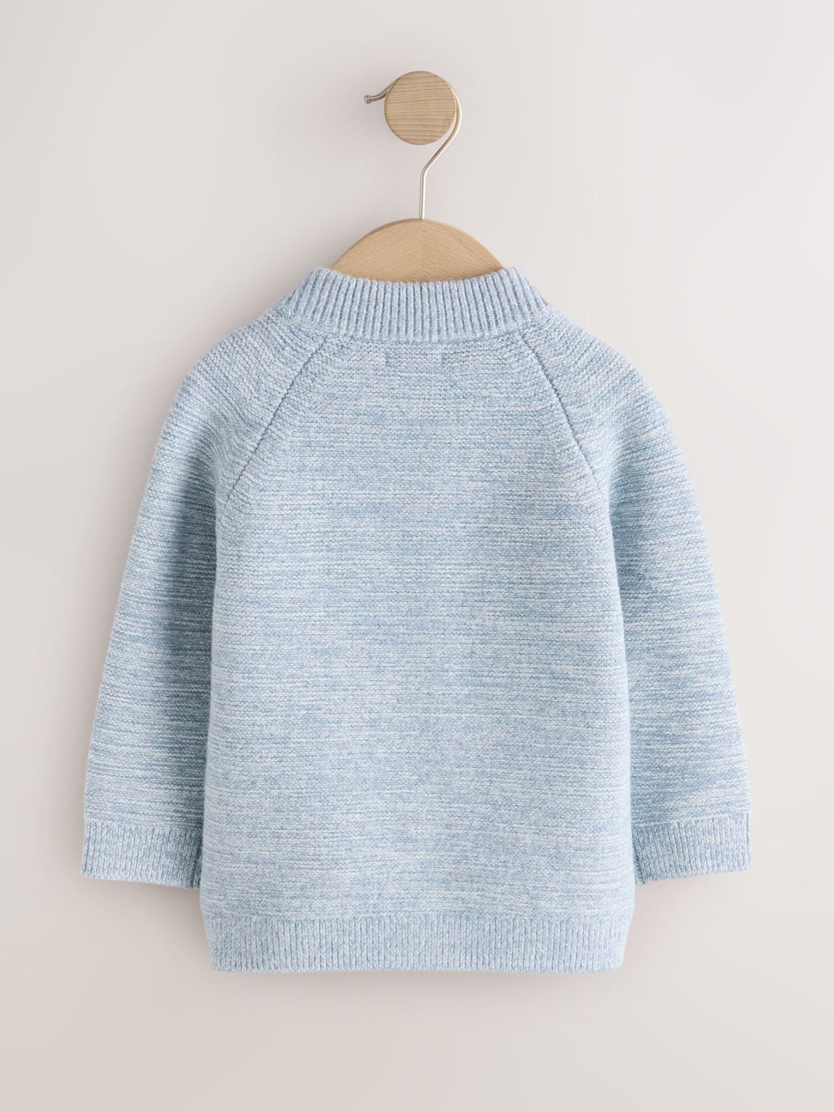 Blue Twist Zip Up Bomber Cardigan (3mths-7yrs)