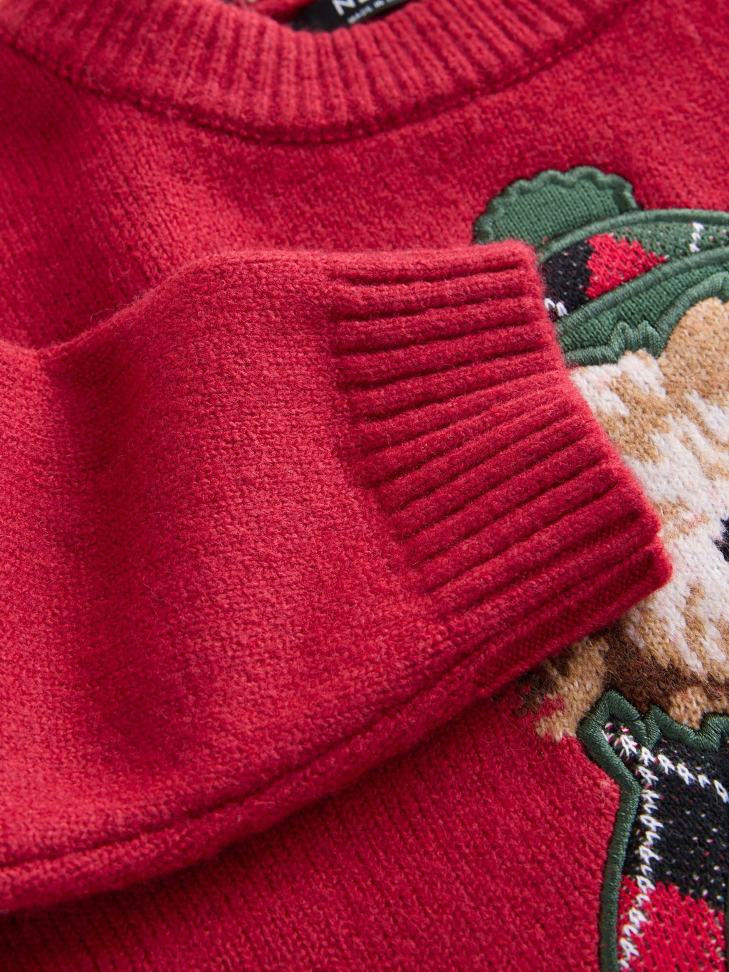 Red Dog Graphic Matching Family Christmas Jumper (3mths-7yrs)