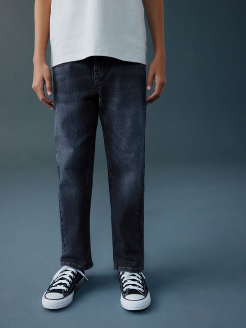Blue Ink Loose Fit Stretch Jeans (3-17yrs)