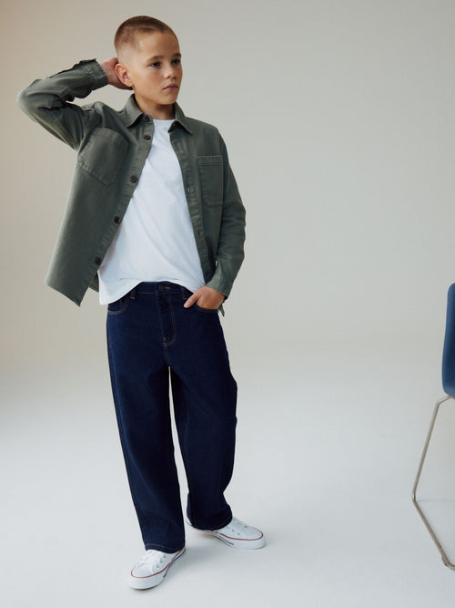Denim Rinse Wide Fit Authentic Jeans (3-16yrs)