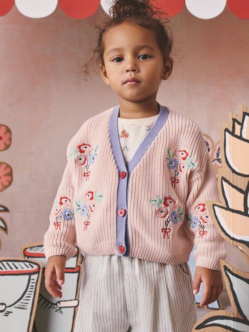Pink Floral Cath Kidston Cardigan (3mths-8yrs)