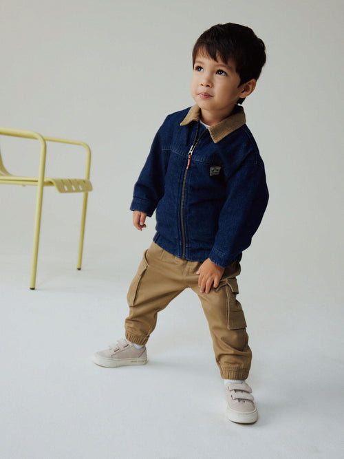Denim Cord Collar Jacket (3mths-7yrs)