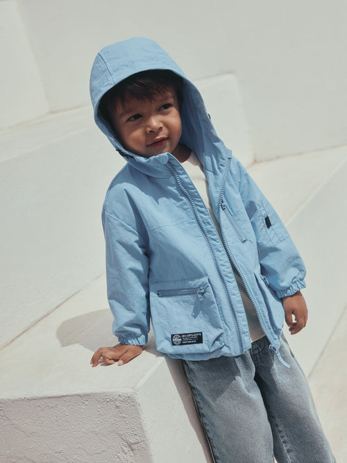 Light Blue Lightweight Utility Jacket (3mths-7yrs)