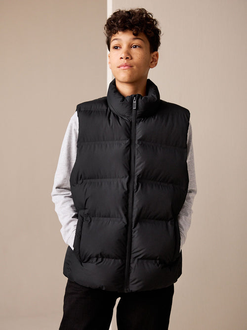 Black Padded Gilet (3-16yrs)