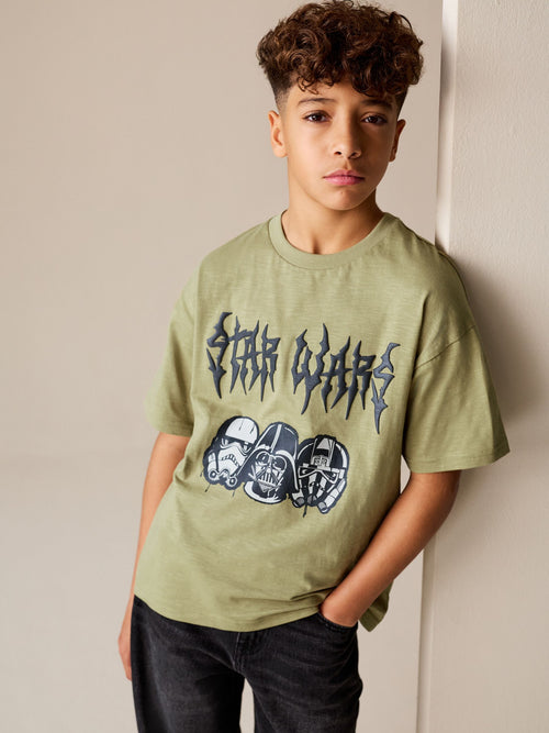 Green Star Wars T-Shirt (3-16yrs)