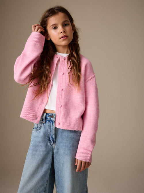 Pink Cosy Cardigan (3-16yrs)
