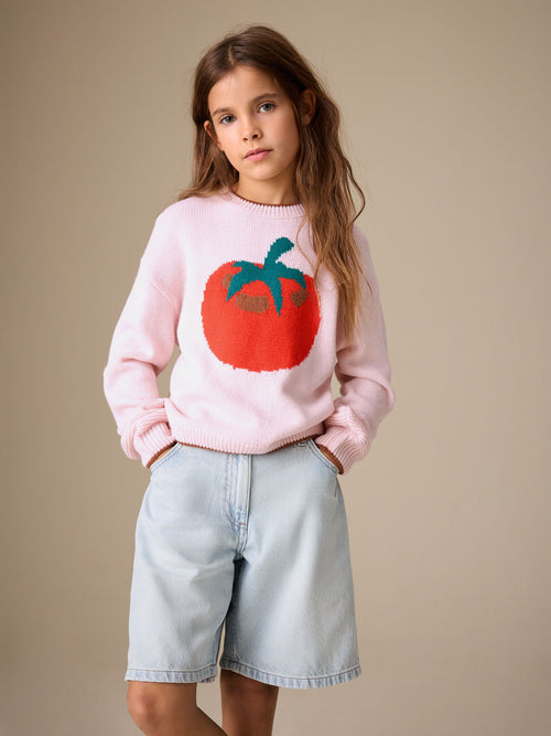 Pink Tomato Jumper (3-16yrs)