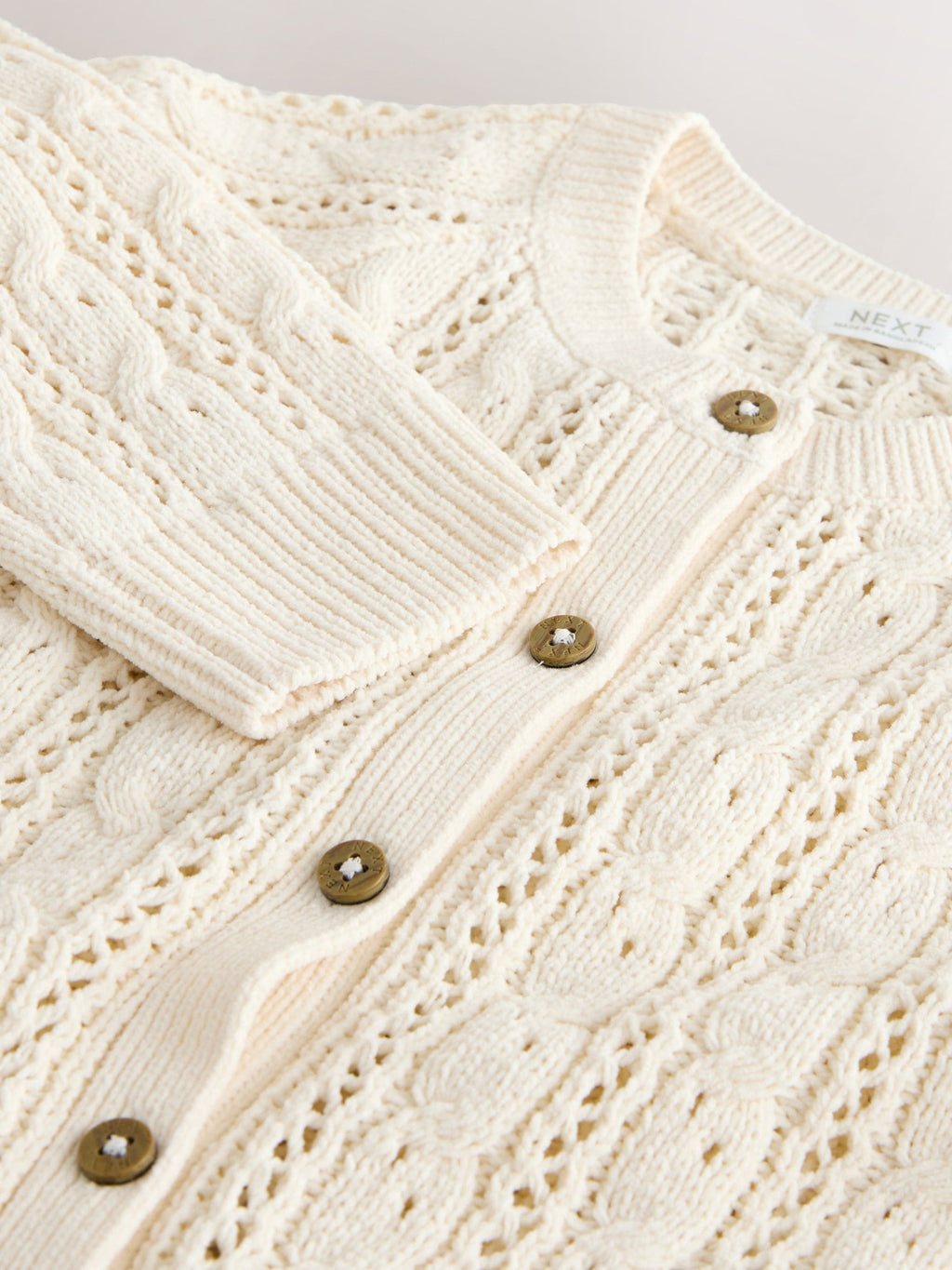 Ecru Cable Cardigan (3mths-7yrs)