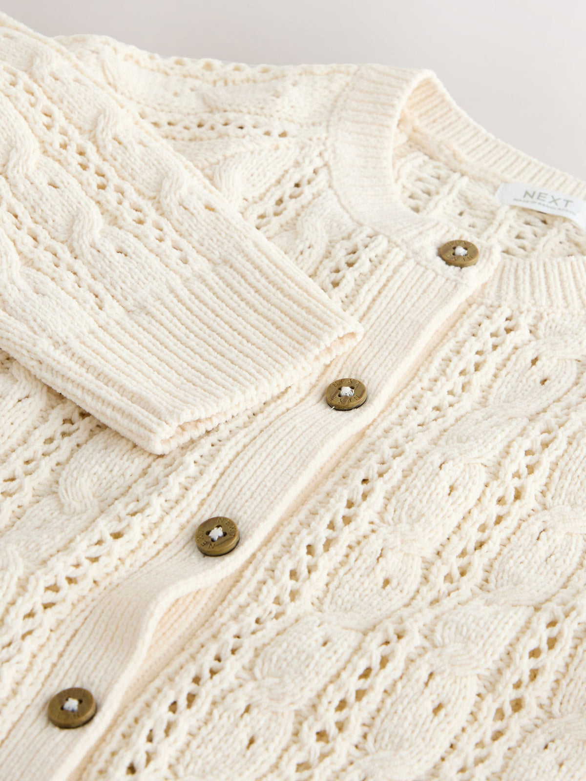 Ecru Cable Cardigan (3mths-7yrs)