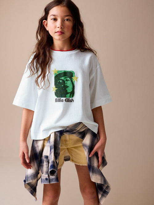 White Billie Eilish Graphic T-Shirt (3-16yrs)