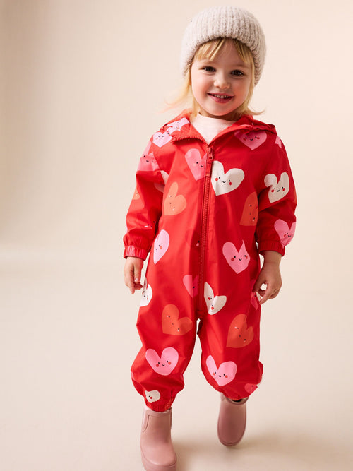 Red Heart Waterproof Printed Puddlesuit (6mths-7yrs)