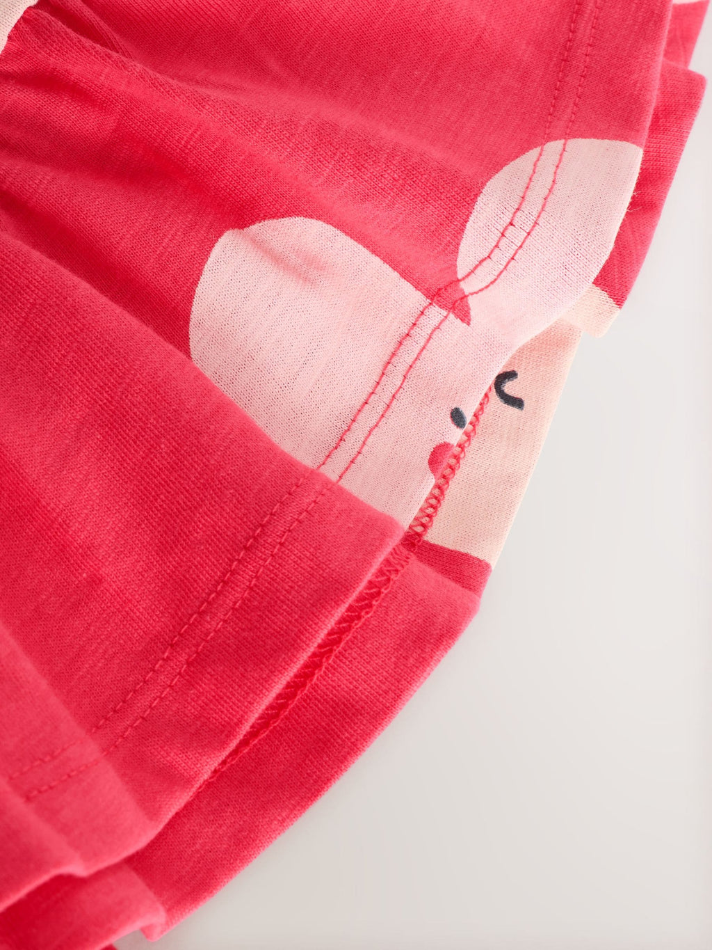 Red Heart Short Sleeve Peplum T-Shirt (3mths-7yrs)