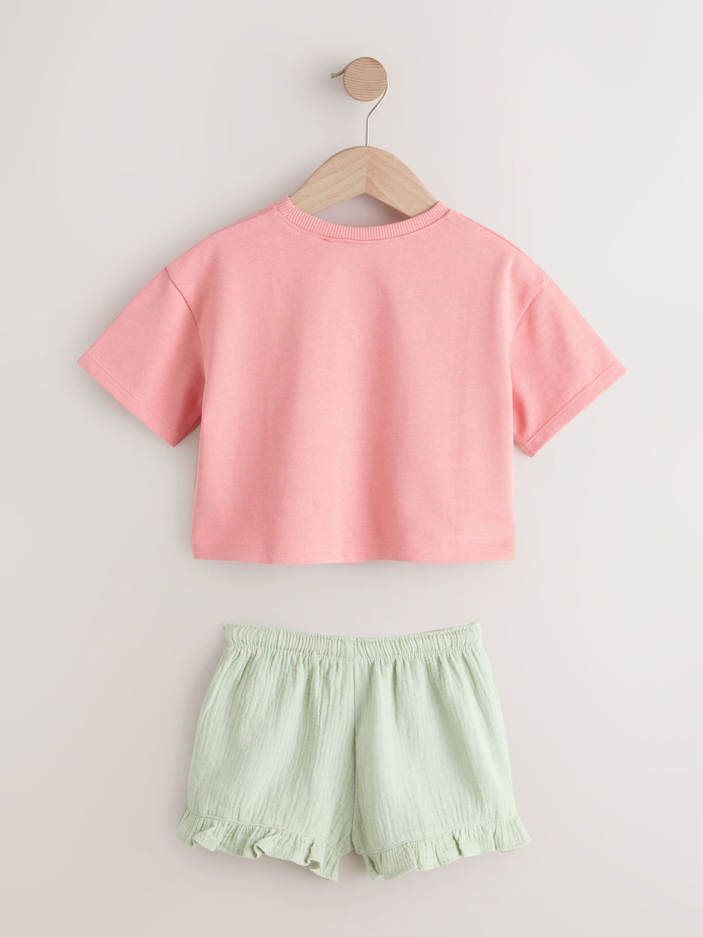 Pink Apple Short Sleeve T-Shirt and Shorts Set (3mths-7yrs)