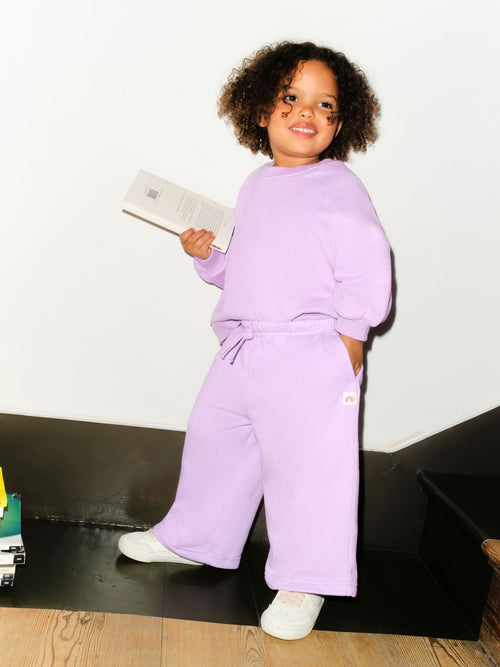 Lilac Purple Crew Neck Sweatshirt (3mths-7yrs)