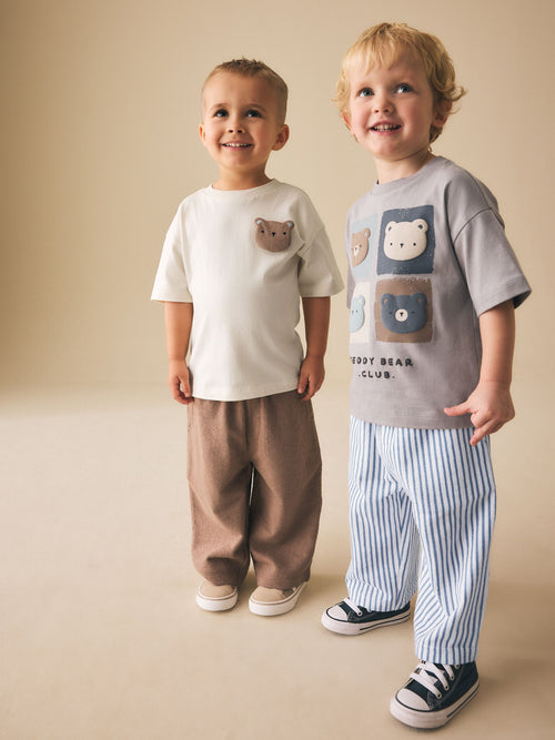 Blue Bear Short Sleeve T-Shirt and Lightweight Joggers 2 Pack Set (3mths-7yrs)