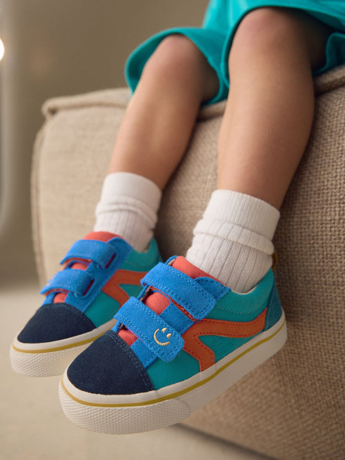 Multi Bright Standard Fit (F) Touch Fastening Trainers