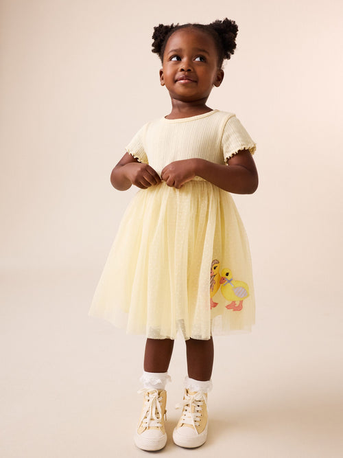 Yellow Duck Tutu Skirt Dress (3mths-7yrs)