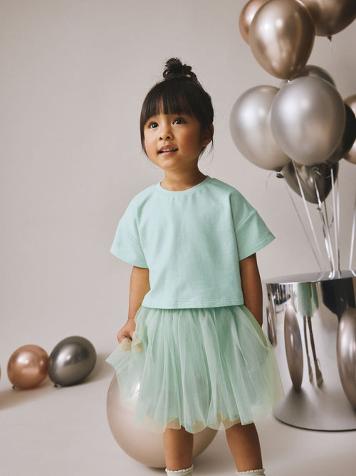 Mint Green Top and Tutu Skirt Set (3mths-7yrs)