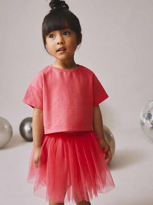 Berry Pink Top and Tutu Skirt Set (3mths-7yrs)