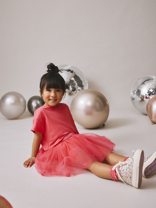 Berry Pink Top and Tutu Skirt Set (3mths-7yrs)