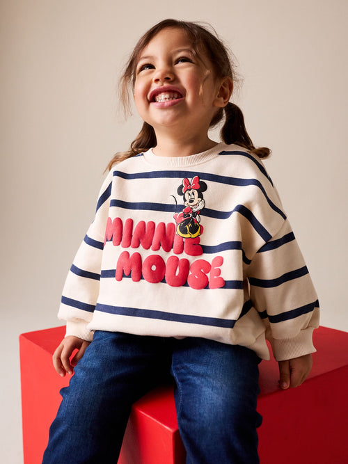Cream Minnie Mouse Sweatshirt (3mths-7yrs)