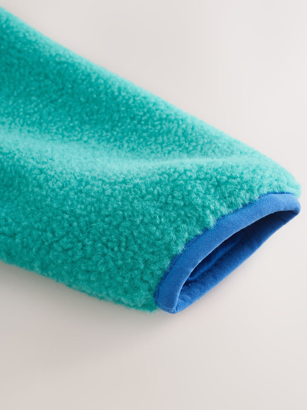 Colourblock Plain Funnel Neck Fleece Zip Through Fleece (3mths-7yrs)